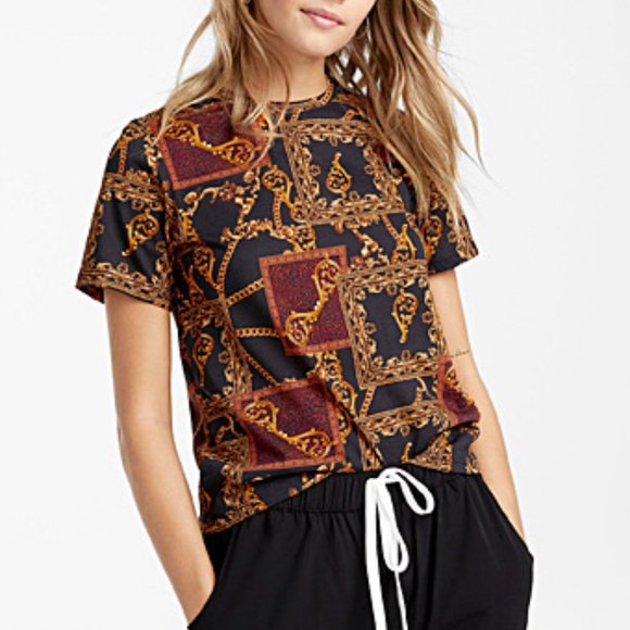 Baroque Print Tee - Picture 1 of 7